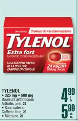 Jean Coutu TYLENOL offer