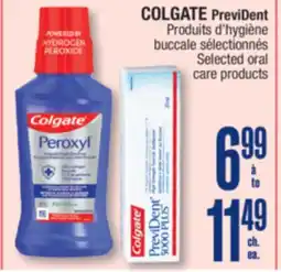 Jean Coutu COLGATE PreviDent Selected oral care products offer