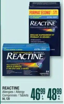 Jean Coutu REACTINE Allergy, Tablets offer