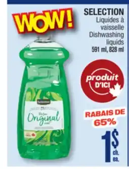 Jean Coutu SELECTION Dishwashing liquids offer