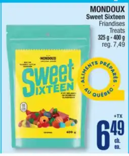 Jean Coutu MONDOUX Sweet Sixteen Treats offer