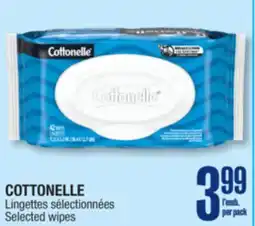 Jean Coutu COTTONELLE Selected wipes offer