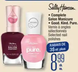 Jean Coutu SALLY HANSEN Selected nail polishes offer