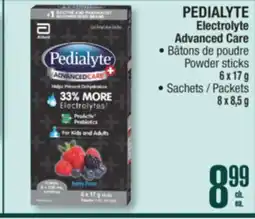 Jean Coutu PEDIALYTE Electrolyte Advanced Care offer