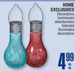 Jean Coutu HOME EXCLUSIVES Selected illuminated decorations offer