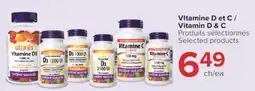 Jean Coutu WEBBER NATURALS Vitamin D & C Selected products offer