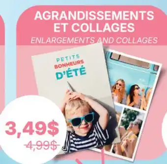 Jean Coutu ENLARGEMENTS AND COLLAGES offer