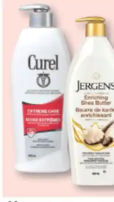 Jean Coutu CUREL, JERGENS Selected body lotions offer