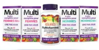 Jean Coutu WEBBER NATURALS Multivitamins Selected products offer