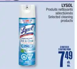 Jean Coutu LYSOL Selected cleaning products offer