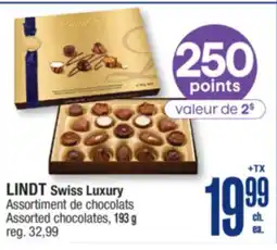 Jean Coutu LINDT Swiss Luxury Assorted chocolates offer