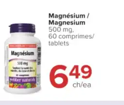 Jean Coutu WEBBER NATURALS Magnesium offer