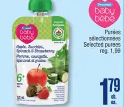 Jean Coutu Personnelle Selected purees offer