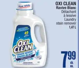 Jean Coutu OXI CLEAN Ravive Blanc Laundry stain remover offer