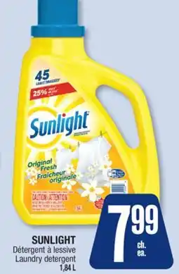 Jean Coutu SUNLIGHT Laundry detergent offer