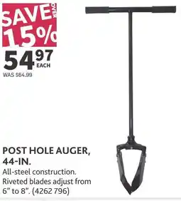 Co-op Post hole auger offer