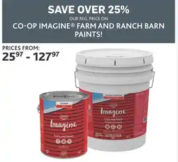 Co-op Co-op imagine farm and ranch barn paints offer