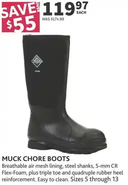 Co-op Muck chore boots offer