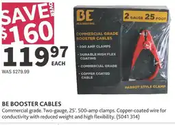 Co-op BE booster cables offer