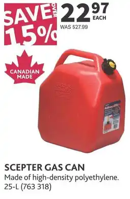 Co-op Scepter gas can offer