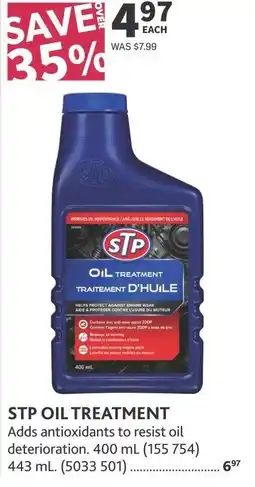 Co-op STP oil treatment offer