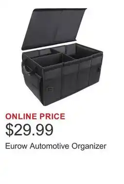 Costco Eurow Automotive Organizer offer