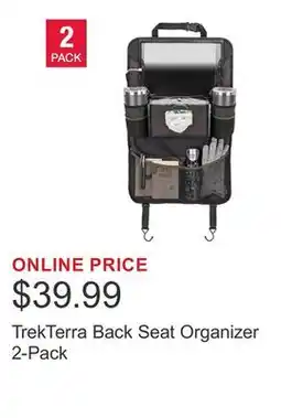 Costco TrekTerra Back Seat Organizer 2-Pack offer