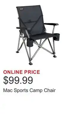 Costco Mac Sports Camp Chair offer