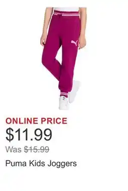 Costco Puma Kids Joggers offer