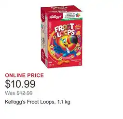 Costco Kellogg's Froot Loops, 1.1 kg offer