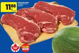 Real Canadian Superstore Striploin steak offer