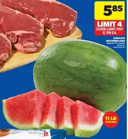 Real Canadian Superstore Seedless watermelons offer