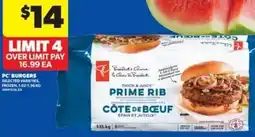 Real Canadian Superstore Pc burgers offer