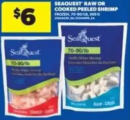 Real Canadian Superstore Seaquest raw or cooked peeled shrimp offer