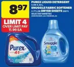 Real Canadian Superstore Purex liquid detergent offer