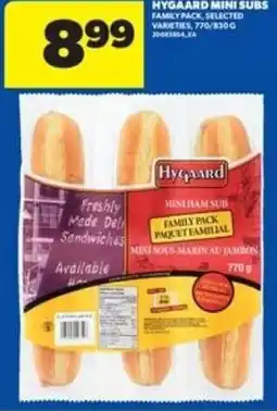 Real Canadian Superstore Hygaard mini subs offer
