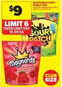 Real Canadian Superstore Maynards candy family size offer