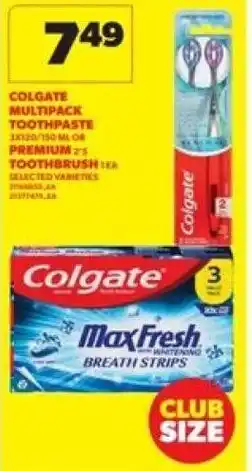 Real Canadian Superstore Colgate multipack toothpaste offer