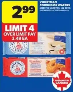 Real Canadian Superstore Voortman cookies or wafers offer