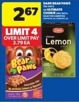 Real Canadian Superstore Dare bear paws offer