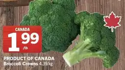 IGA Broccoli Crowns offer