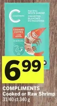 IGA COMPLIMENTS Cooked or Raw Shrimp offer