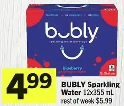 IGA BUBLY Sparkling Water offer