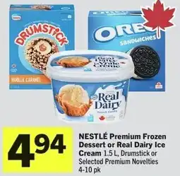 IGA Nestlé premium frozen dessert or real dairy ice cream offer