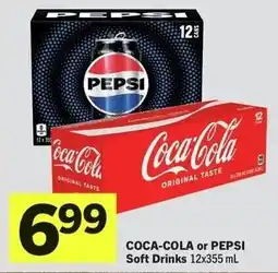 IGA Coca-cola or pepsi soft drinks offer