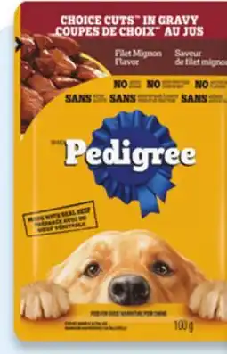 Walmart Pedigree wet dog food pouches offer