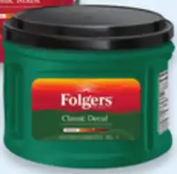Walmart Folgers ground coffee offer