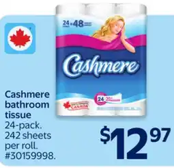 Walmart Cashmere bathroom tissue offer