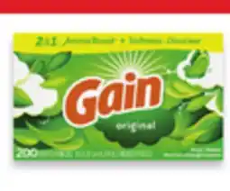 Walmart Gain dryer sheets 200s offer