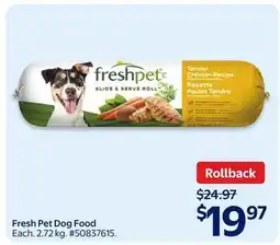 Walmart Fresh Pet Dog Food offer